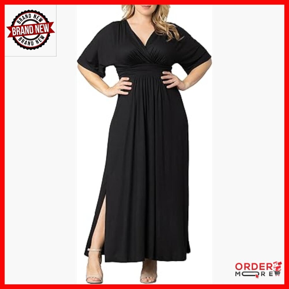 Plus Size Maxi Dress with Sleeves for Formal Events and Vacation